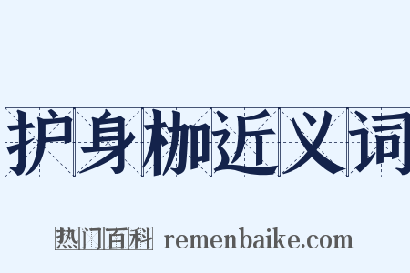 护身枷近义词是什么意思的图片